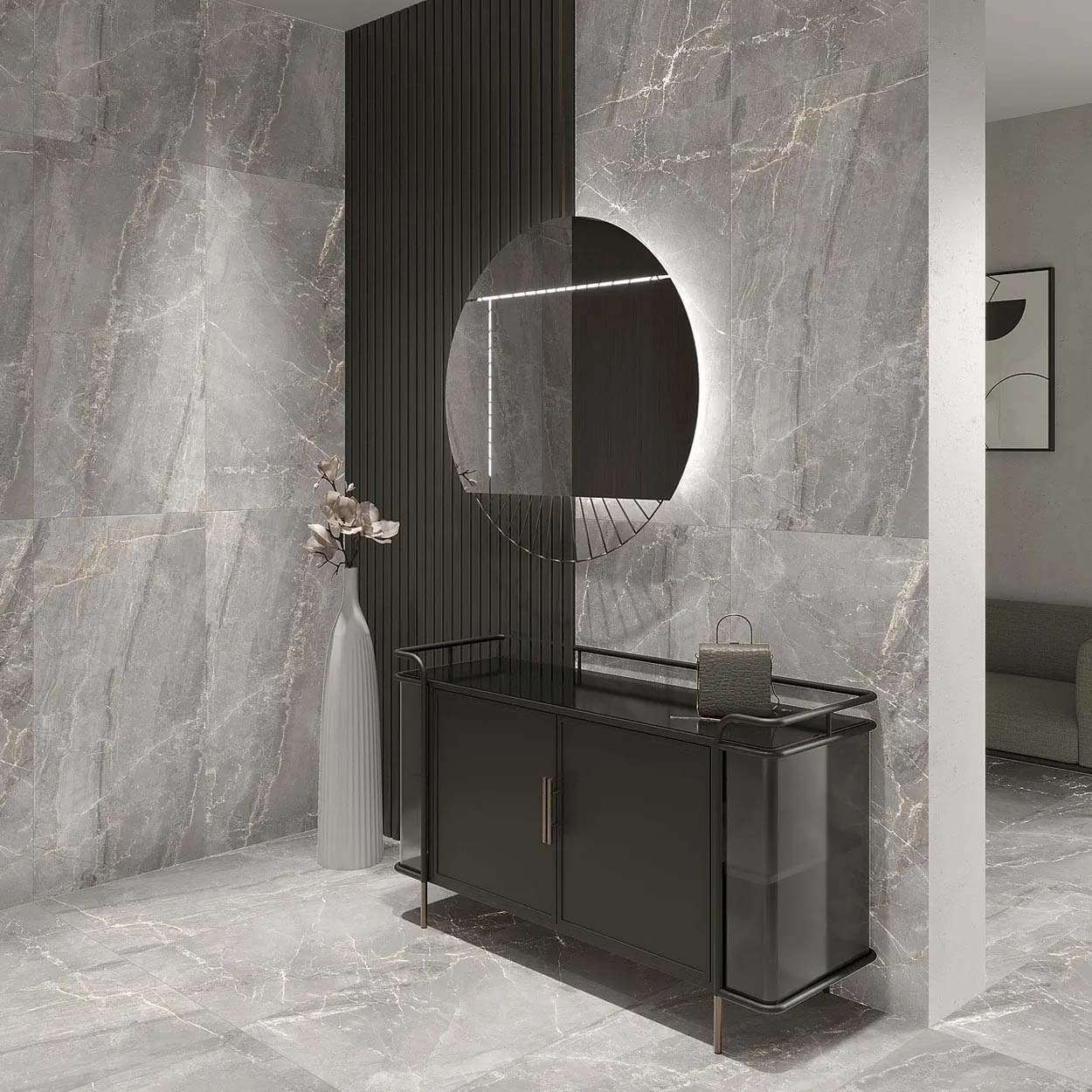 Dado Charme Black Vloertegel 60x120cm